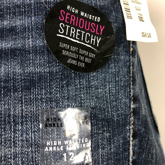 Aeropostale High Waisted Blue Jeans Size 12 - Picture 7 of 16